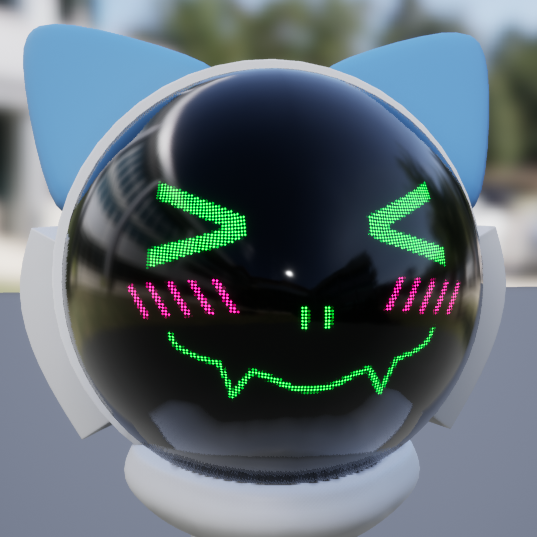 game screenshot, a robot kobold with a screen face